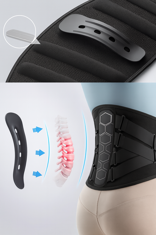 Faja Lumbar Ergonómica – Alivio para el Dolor de Espalda, Ciática y Hernia de Disco